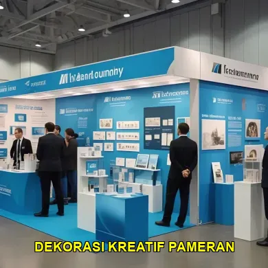 dekorasi kreatif pameran